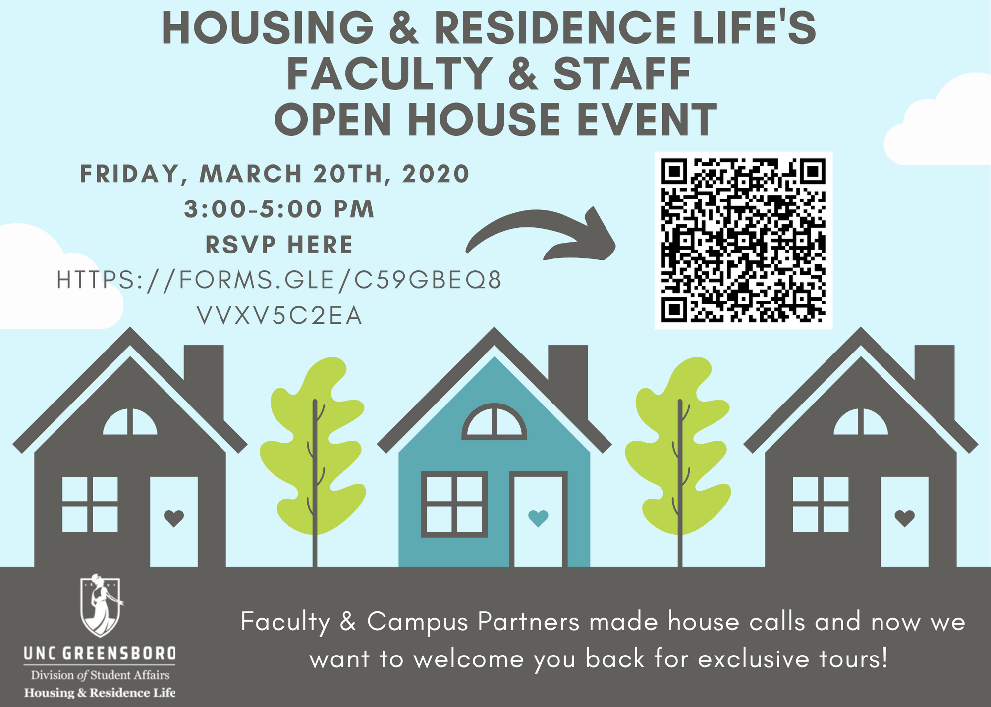 Housing and Residence Life Open House Event | UNCG FACULTY SENATE